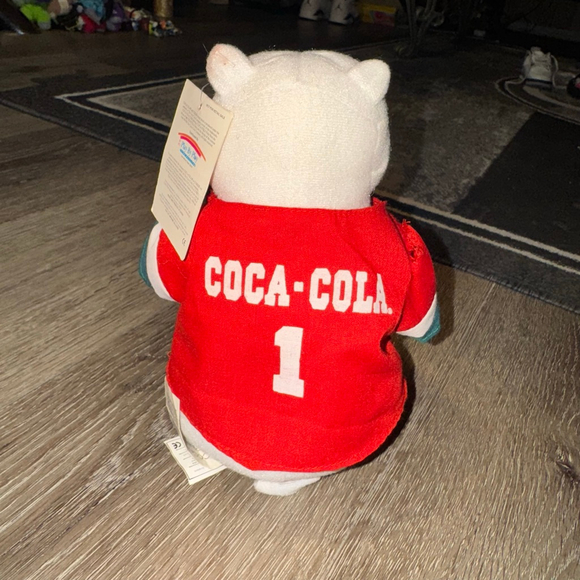1998 Coca-Cola Polar Bear Stuffed Animal - Picture 3 of 6